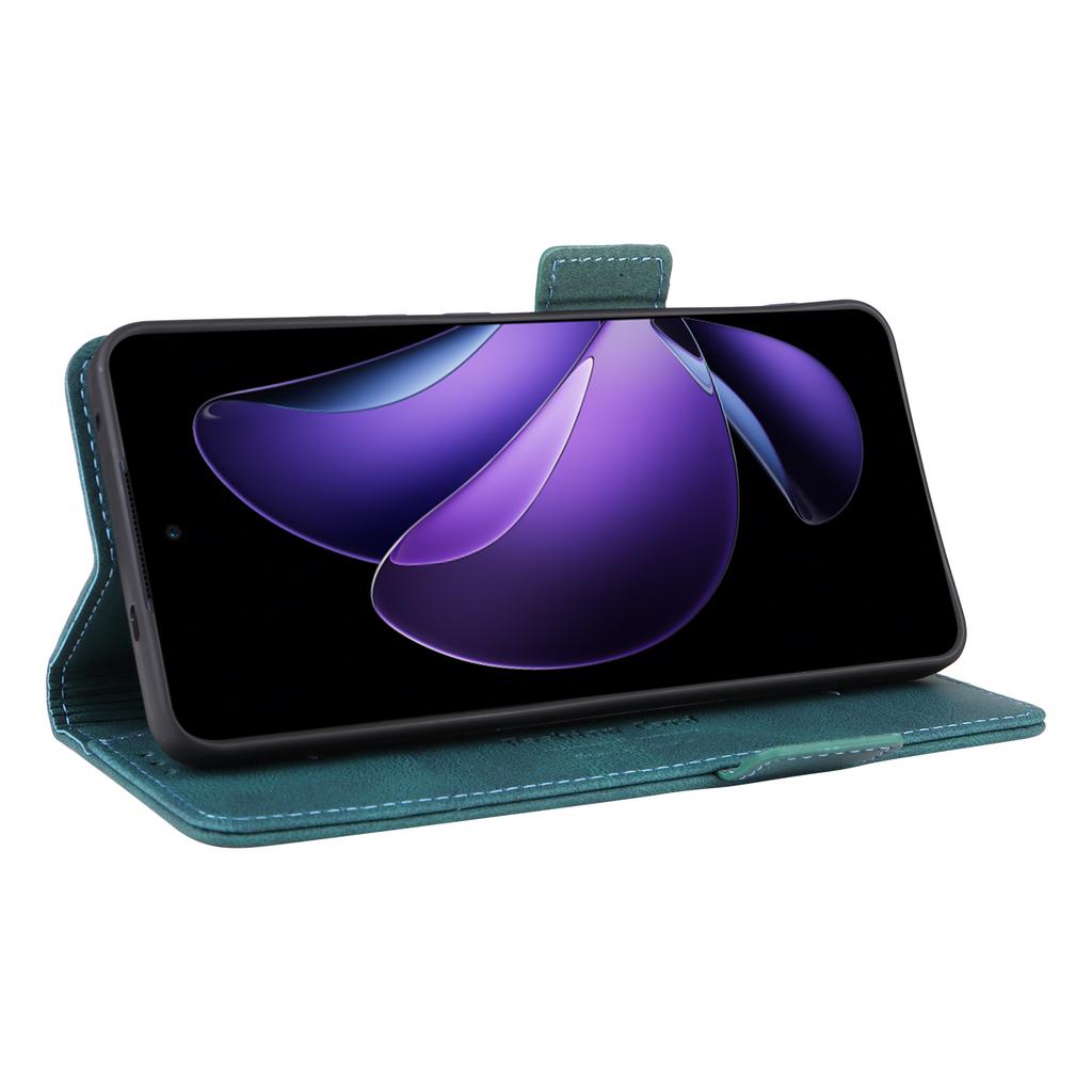 For Oppo Reno13 F 5G (Reno 13 FS 5G)/4G Case Leather Wallet Flip Phone Cover with Hardware Decor