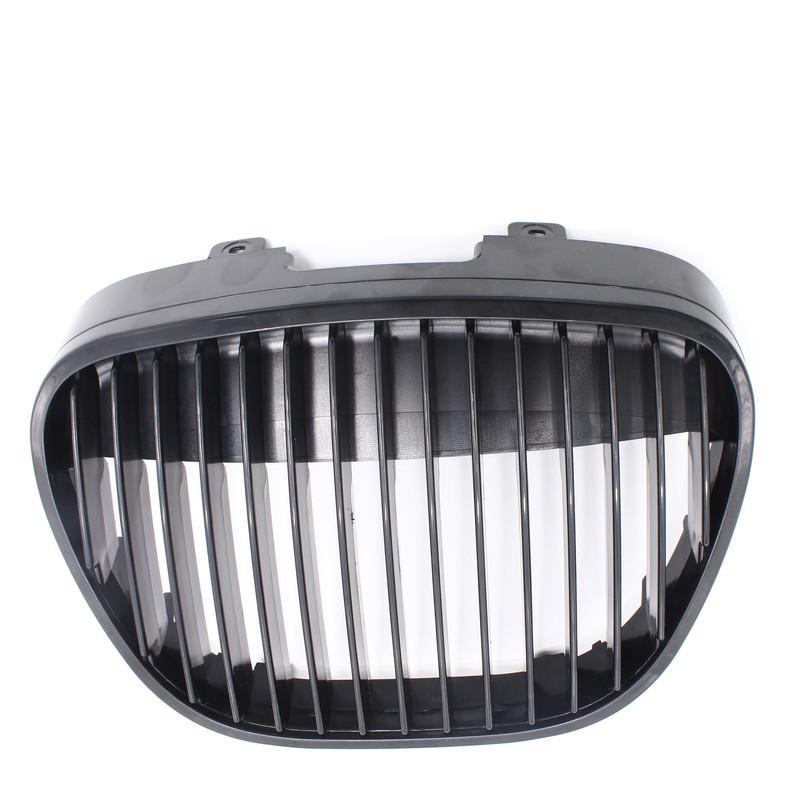 Für Seat Ibiza Cordoba Typ 6L 2002-2009 Zentraler Kühlergrill ohne Emblem + Wabenstruktur Frontstoßstange Obere Seitengitter Abdeckung