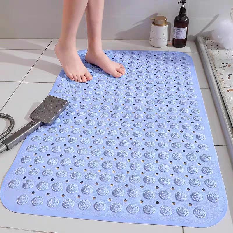 Anti-Slip Bathroom Shower & Toilet Mat with Suction Cups - Professional Foot Massage Mat