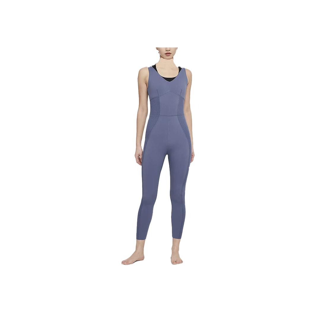 

Nike Yoga Luxe Infinalon Solid Outdoor Slim Fit Sportswear Women Activewear Blue CJ5273-491 M