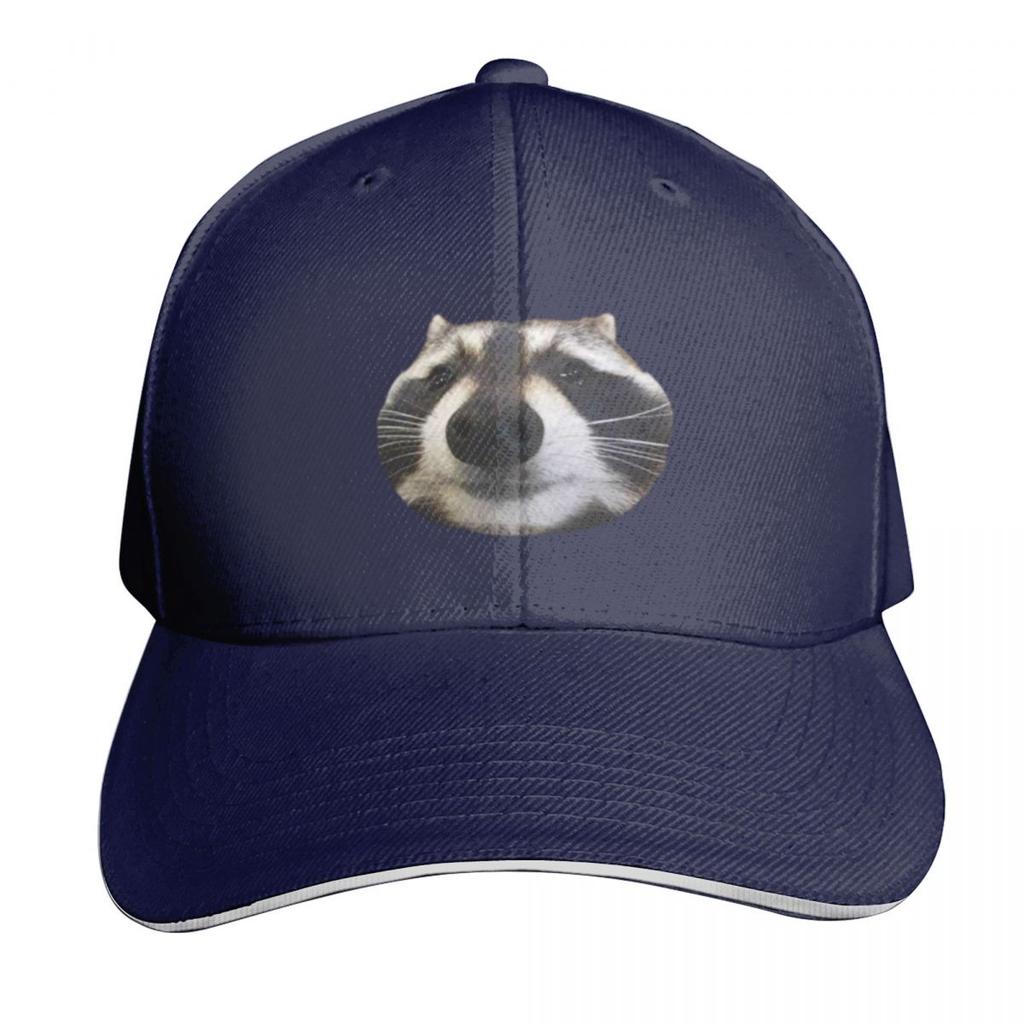 Funny Boy Raccoon Set Meme Pack () Baseball Cap Golf Hat Dropshipping Hat Luxury Brand Sun Hat Hats For Women Unisexs