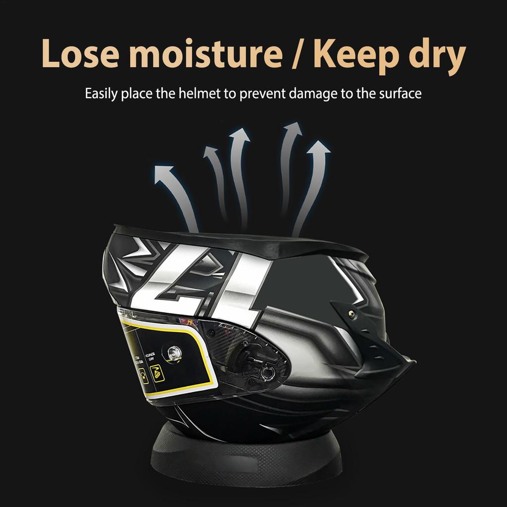 Portable Motorcycle Helmets Stand Helmet Support Pad Scratch-resistant Helmet Keep the helmet dry Protection tray Accessory