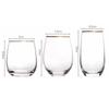 Cocktail Glass Crystal Glass Water Cup Breakfast Milk Juice Cups Party Barware Egg Shape Whiskey Glasses Single-deck Wine Glass