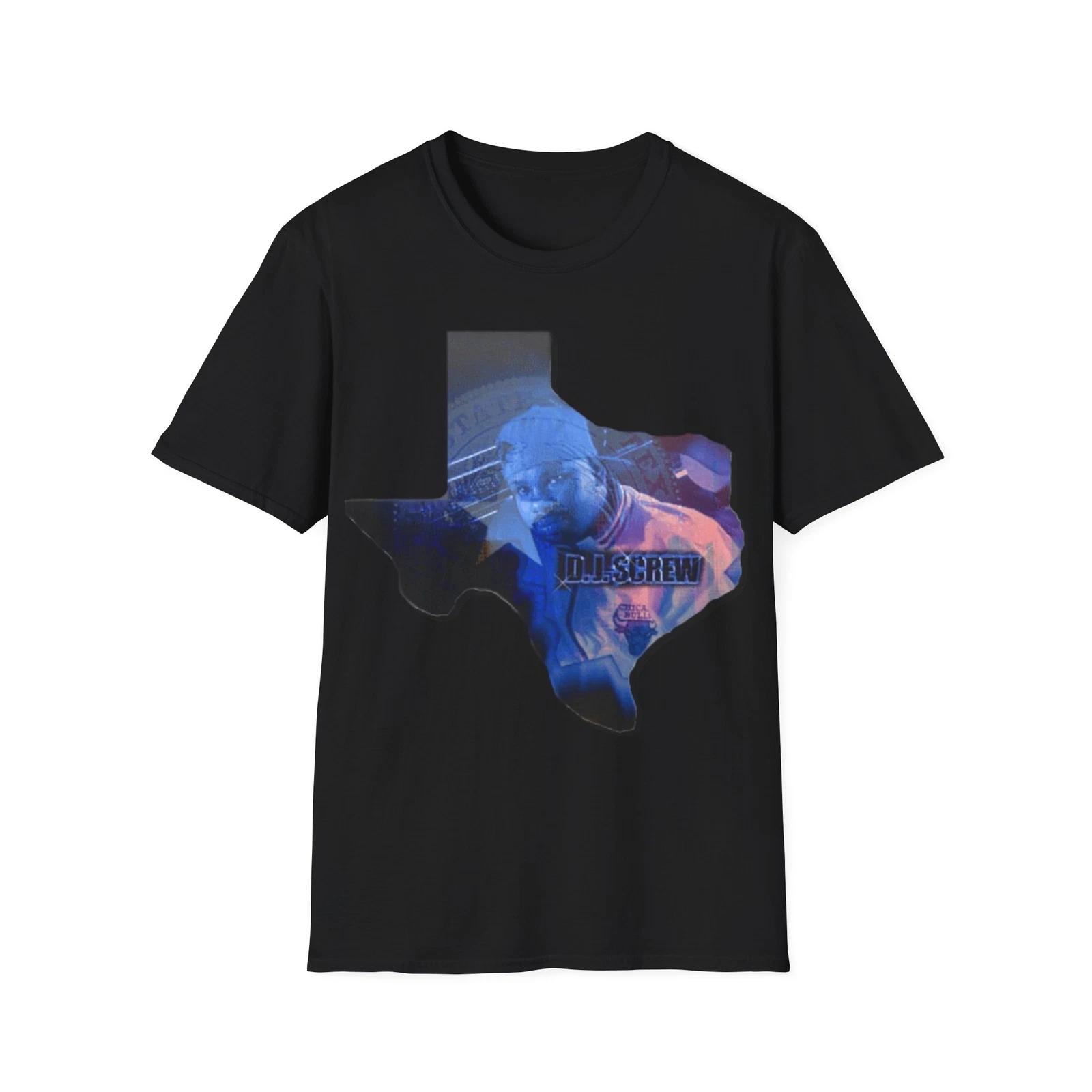 Dj Screw T-Shirt, Dj Screw Unisex Softstyle T-Shirt 2XL