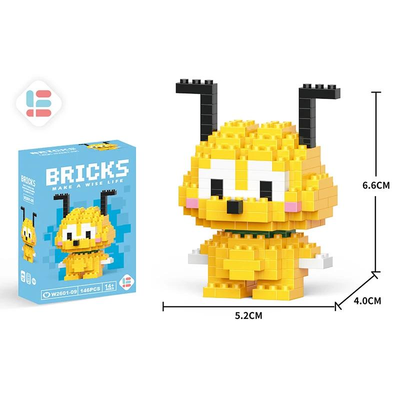 Stitch Building Blocks Anime Kawaii Cartoon mini Action Children's Figures Blocks Bricks Assemble DIY Toys Gift for Kids