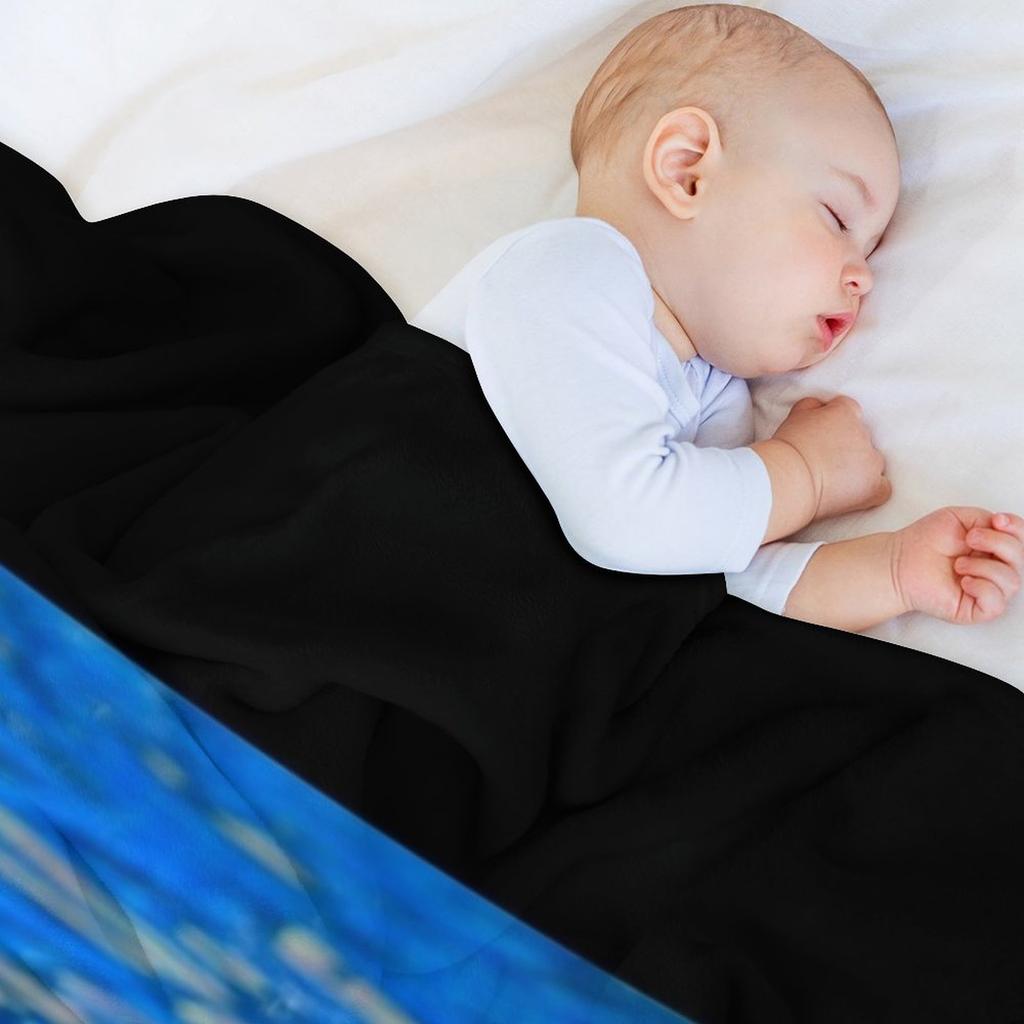 Happy Orca Throw Blanket for winter Single Personalized Gift Comforter Blankets