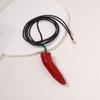 Boho Style Fashion Necklace Simple Metal Accessories Cute Red Pepper Pendant  Parties