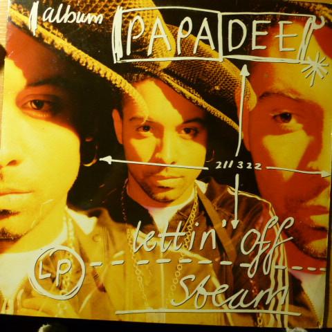 

LP Record PAPA DEE Lettin Off Steam 211322 Arista 1990 UK Reggae Ska Dub Used