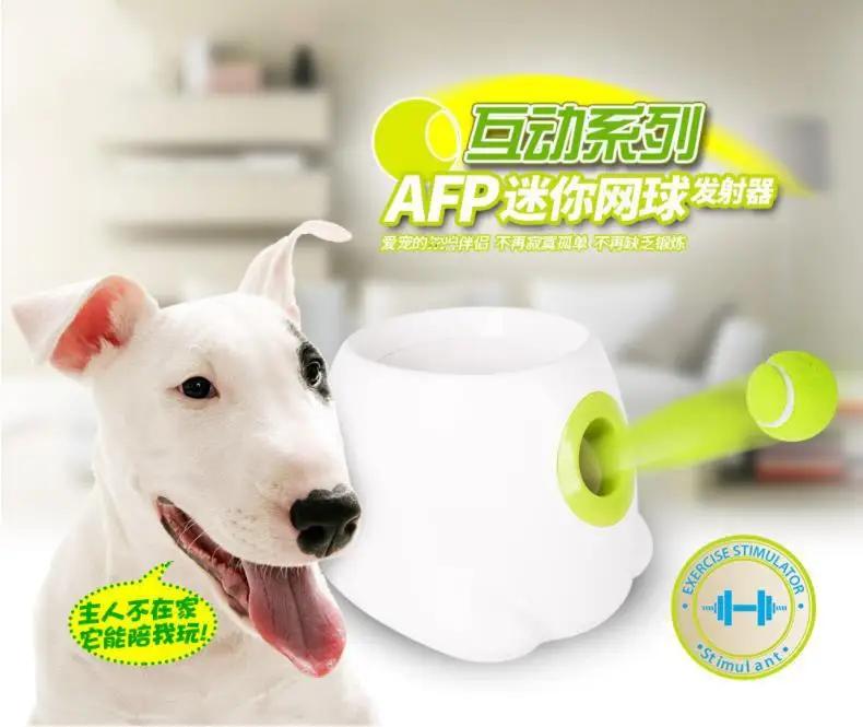 Automatic Dog Ball Launcher Interactive Pet Toy Tennis Ball Thrower Fetch Machine for Dogs