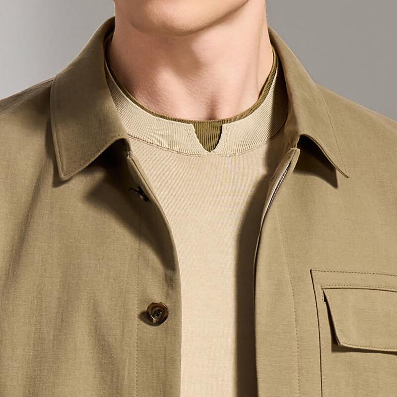 Antonio Men's Linen-Cotton Business Casual Lapel Jacket