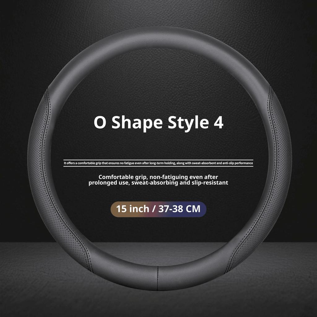 Sport Style Steering Cover For BYD Atto 3 Dolphin Seal Han Tang Seal U Dolphin Mini Shark 37‑38CM Premium Touch Car Accessories