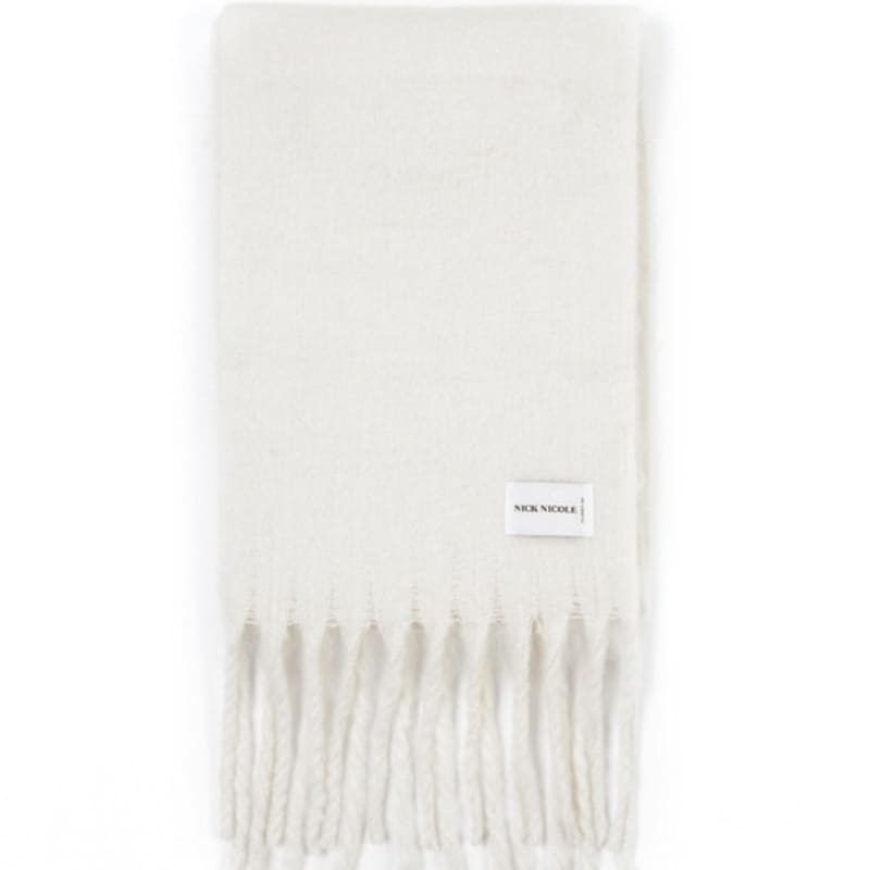 nick&NICOLE PREMIUM BOLD SOFT MUFFLER_LIGHT PINK