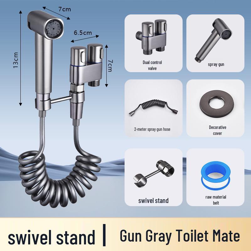 High-Pressure Bidet Valve & Sprayer for Toilet