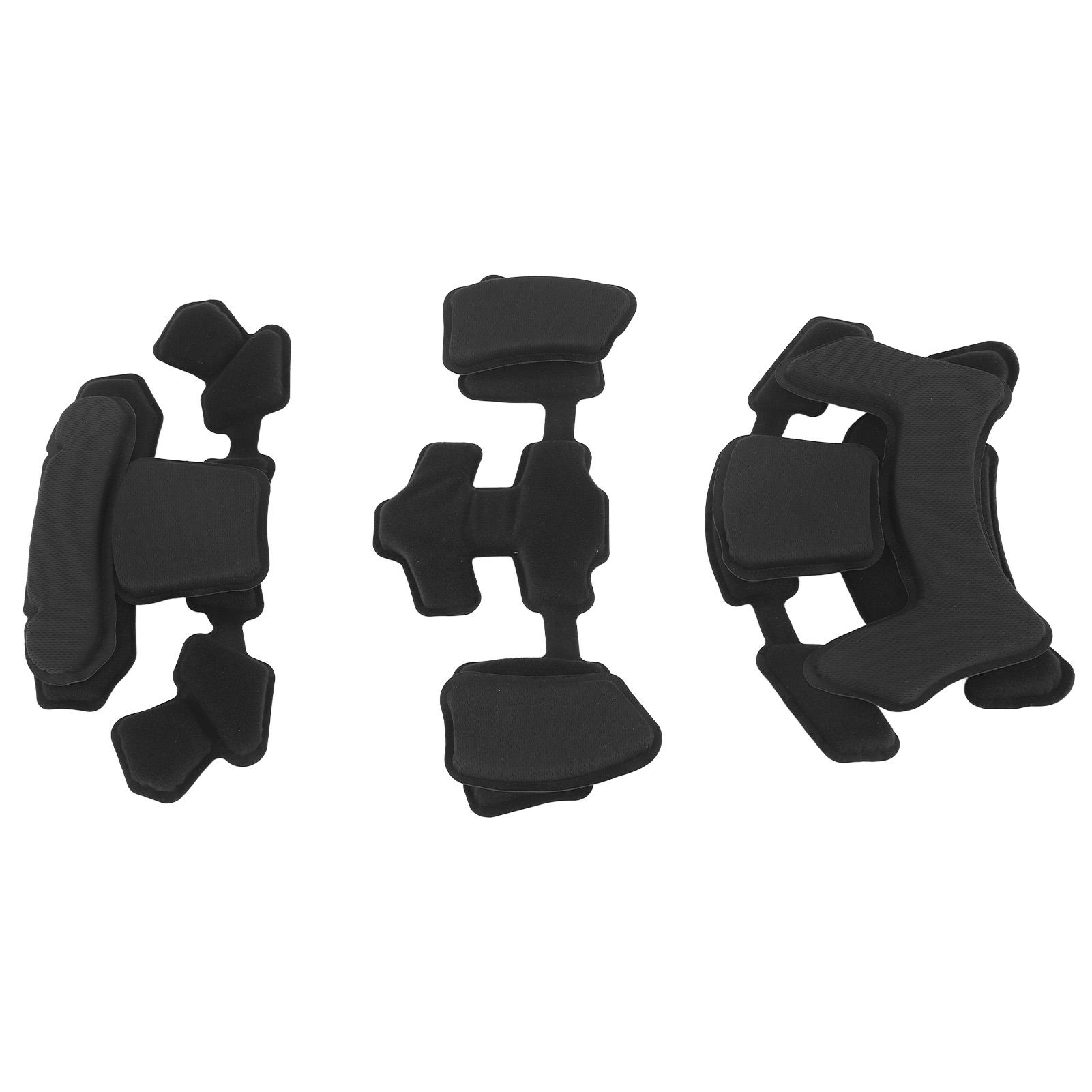 Подкладка для шлема Система подкладки для шлема Губчатая подушка Поролоновые накладки Замена Универсальная подкладка Комплект внутренних защитных накладок чёрный