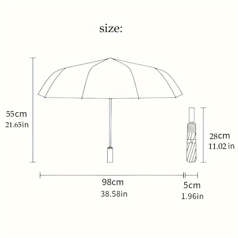 1pc Soccer Players in Motion - a Lightweight, Automatic Folding Umbrella Designed for Outdoor Activities