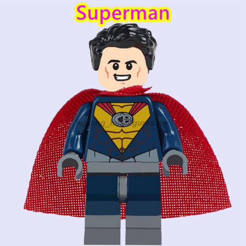 Compatible With Marvel Minifigures Superman Green Lantern Building Blocks Toys For Children