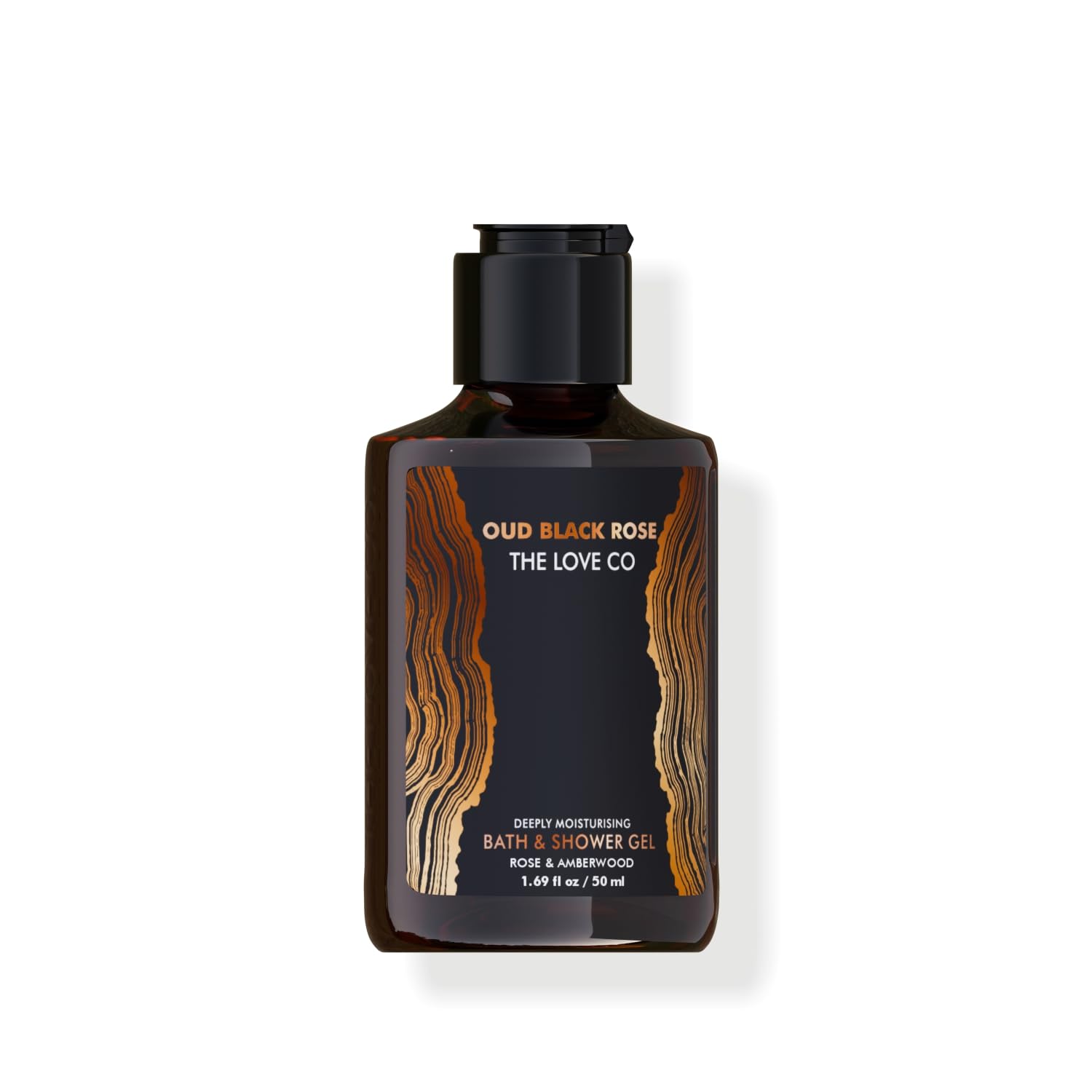 

THE LOVE CO. Black Rose & Oud Body Wash 50Ml - Luxury Body Wash for Women - Organic & Vegan - Shower Gel Women - 100% Vegan - Luxury Beauty - Bod
