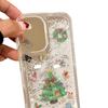 Winter Quicksand Snowflake Christmas Tree Is Suitable for Apple 11Promax Mobile Phone Case 11promax Large Hole Anti-drop Explosion