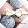 Men'S Styled Bow Tie, Wedding Celebration Groom Best Man Wedding Banquet Solid Color Bow Tie, Polyester Silk Yarn Bow Tie