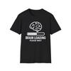 Funny Brain Loading Please Wait Shirt, Unisex Graphic Tee, Sarcastic Humor Gift, Geek Funny T-Shirt, Cool Tech Style Tee for Men and Women