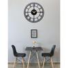 Metal Analog Wall Clock for Living Room, Office, Kitchen, Home and Hall Fancy Big Size Modern Wall Watch for Home Decor (40CM)