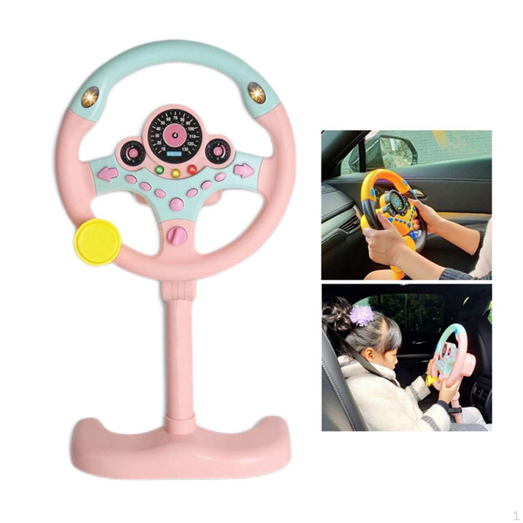 Interactive Kids Steering Wheel Toy with Educational Sounds