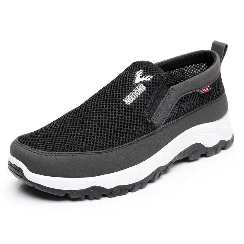 Summer Men Shoes Fashion Mesh Lightweight Breathable Sneakers Men Soft Sole Anti-Slip Casual Shoes for Men Zapatos De Hombre