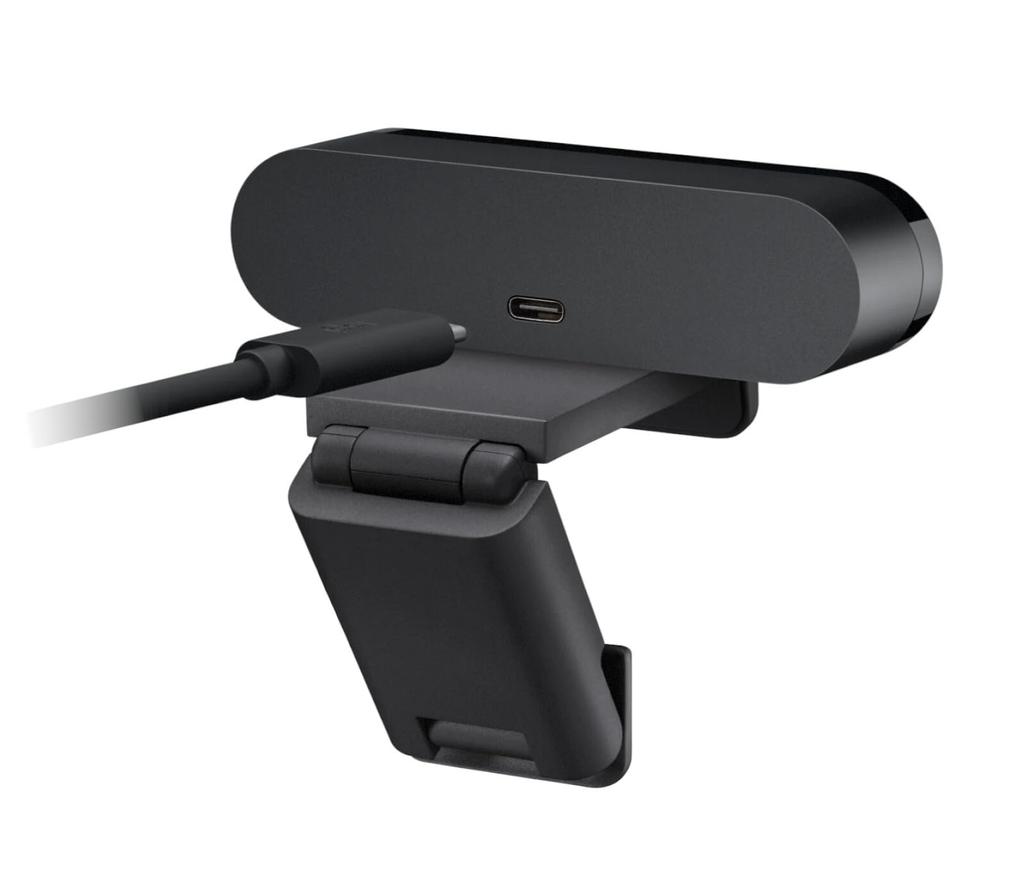Logitech BRIO 4K Ultra HD Webcam with Windows Hello, RightLight3, and Low-Light Support for Windows and Mac, C1000eR [Imported Packaging]