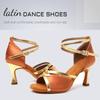 Women's Latin Tango Ballroom Dance Shoes 7CM High Heels Party Shoes Indoor Dance Shoe