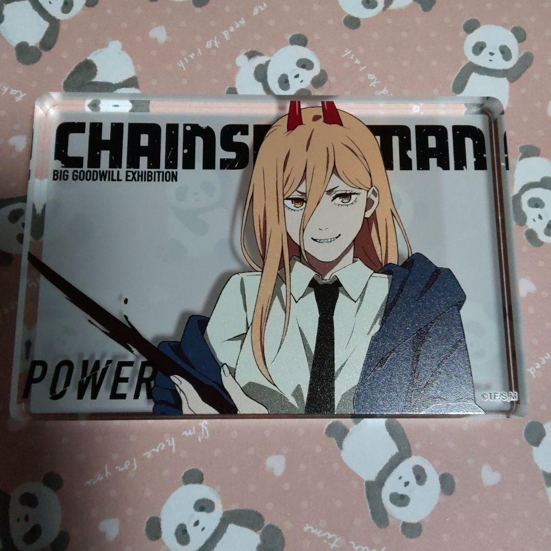 Used Great Exchange Exhibition Baseyard Tokyo Chainsaw Man Power Acrylic Block