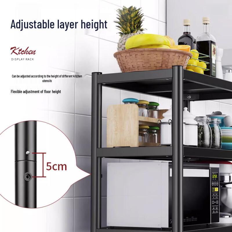 4-Tier Stainless Steel Kitchen Storage Rack