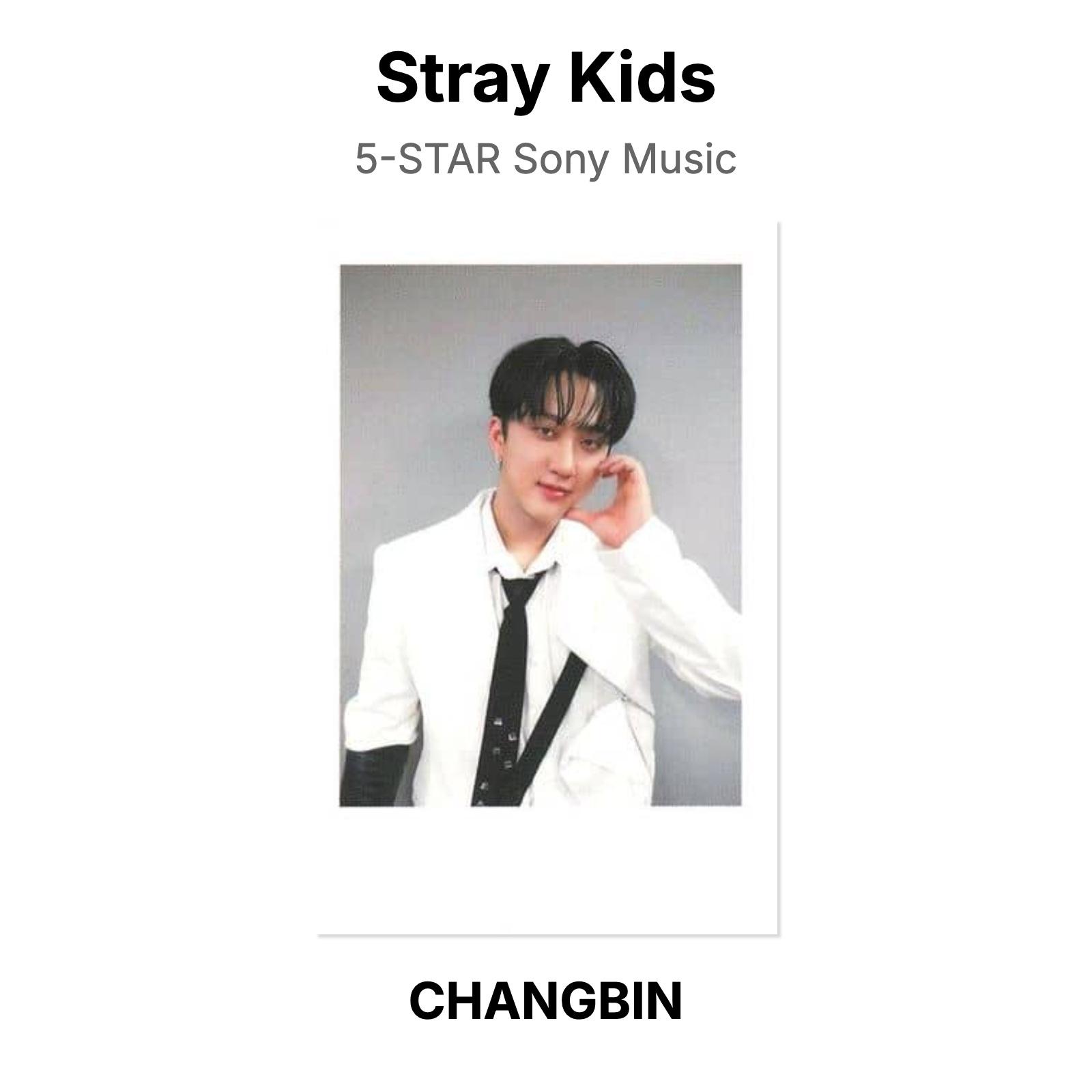Stray Kids 5-STAR Официальная фотокарточка Sony Music CHANGBIN