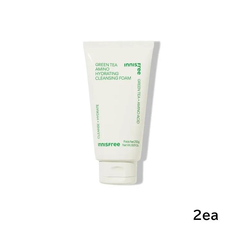 

Innisfree Green Tea Amino Hydrating Foam Cleanser Moisture Facial Wash Set 150g x2