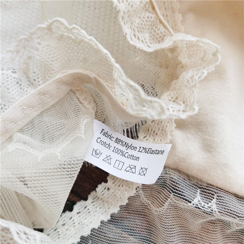 Süße Sexy Slips Niedlich Mesh Spitze Schleife Verführung Niedrige Taille Höschen Frauen Unterwäsche