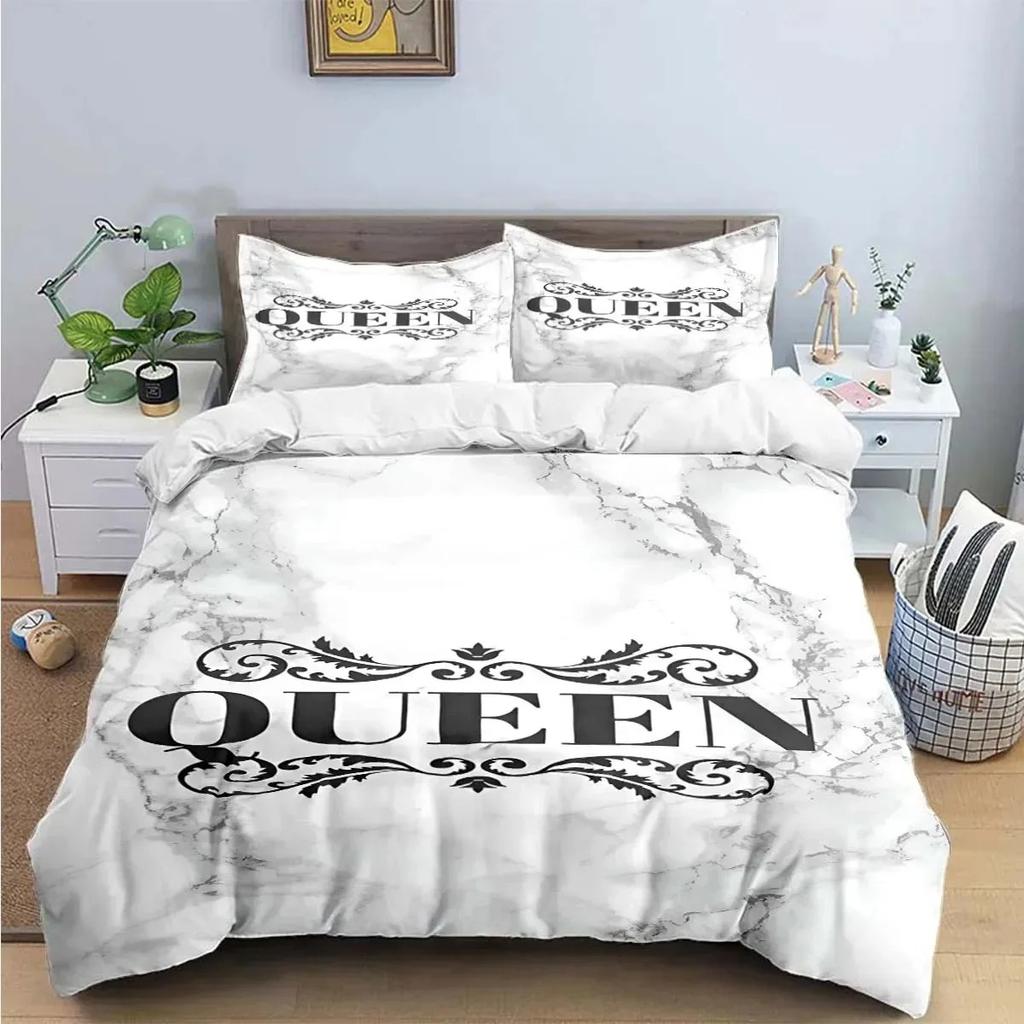 Fashion King Quen Beding Set Single Twin Ful King-Sized Dimensionsd Dimensions Lovely Animals Bed Linen Adult Peoples Tens Bedrom Premium Gift