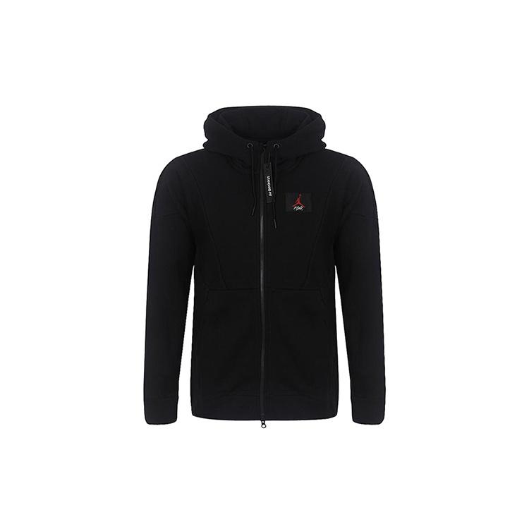 Air Jordan Sports Coat Flight AJ4 Hooded Men Black Men s AV2291-010 S