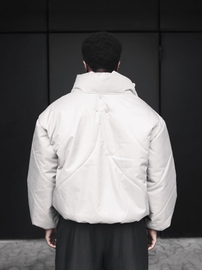 Trendige Unisex Hip-Hop Harajuku Stehkragen Unregelmäßige Baumwolljacke mit Europäischem Design