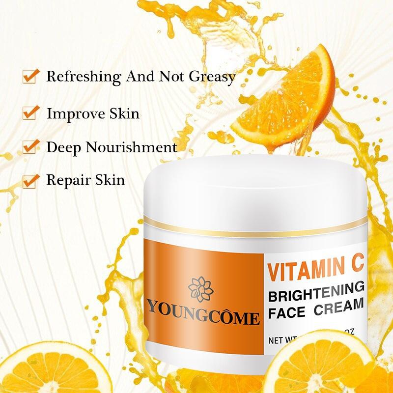2022 Vitamin C Brightening Cream Improves Black Spot Whitening Cream To Repair Faded Skin, Freckles and Melanin Skin Care Products
