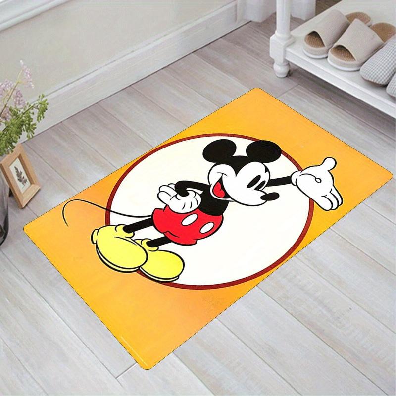

1pc Mickey Pattern Area Rug Soft Flannel Floor Mat for Living Room,Office,Bedroom and Carpet 60cm by 90cm