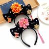 Flower Bow Tassel Hanfu Hair Hoop Chinese Style Headwear Antique Headband Ancient Style Headwear
