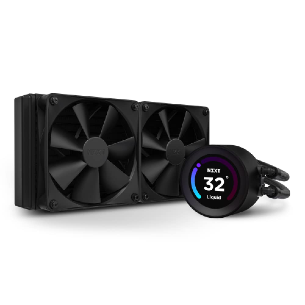 

NZXT KRAKEN Elite 240 Black Simple CPU Cooler FN1876 Water-Cooled RL-KN24E-B1 чорний