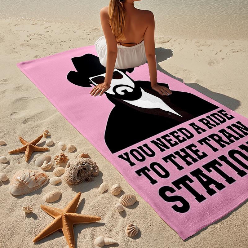 Westliche Abenteuer Romanze Strandtuch, Superweiche Mikrofaser, Geschenk für Sie/Ihn, Geburtstag, für Pool, Strand, Reisen, Heimdekoration Fan-Geschenke