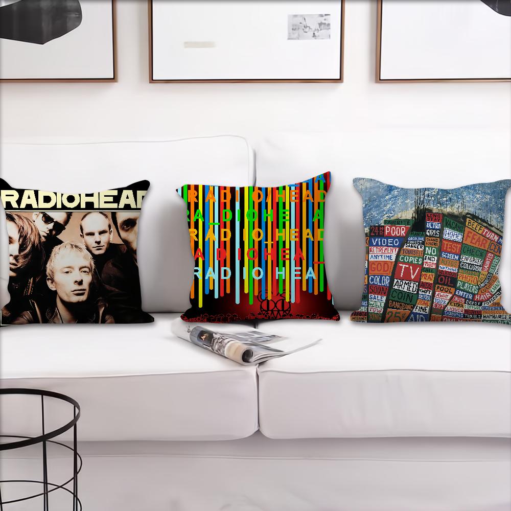 Band R-Radiohead Comfortable soft Pillow Case for Sofa Living Room Home office Decor and Protective Covers