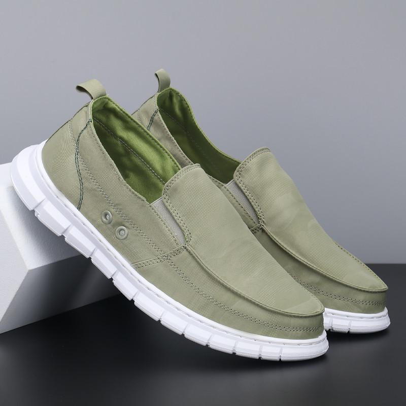 

Fengbu 0066 Мужские весенние и осенние однопедальные тканевые туфли Повседневная мужская обувь из ледяного шелка Дышащая обувь для сноуборда Мужская обувь Модная обувь 46 трава зеленый