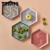 Double Drain Basket Fruit Plate Creative Fashion Living Room Coffee Table Snack Fruit Plate Multifunctional Kitchen Washing Fruit Basket