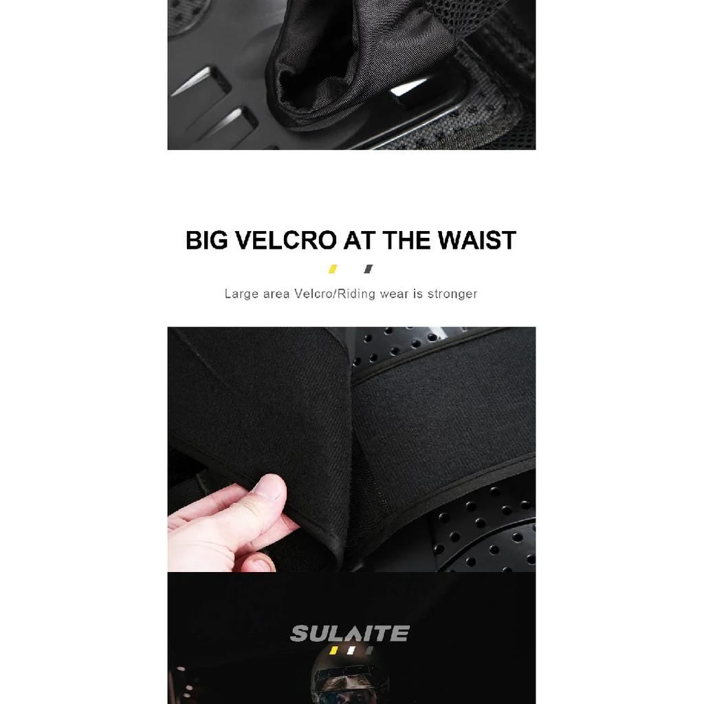 Sulaite Motorcycle Jacket Racing Riding Armor Protector ATV Motocross Body Protection Jackets Enduro Clothing Protective Gear
