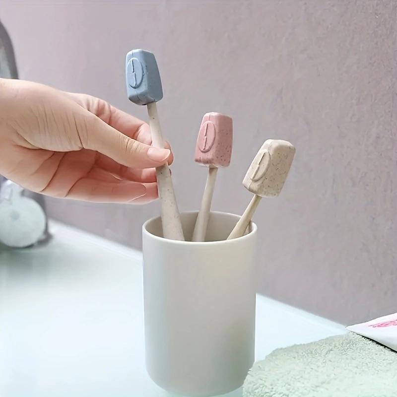 4pcs Toothbrush Head Cover, Travel Portable Toothbrush Box, Toothbrush Protective Cover, Toothbrush Box
