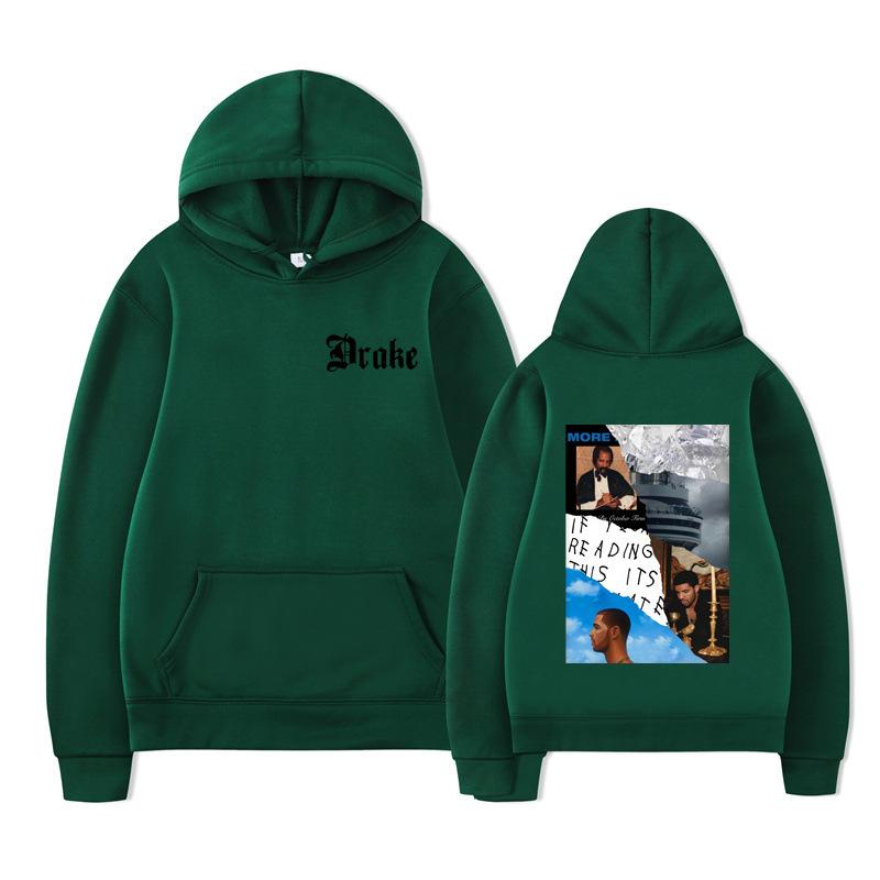 Rapper Drake Music Album Cover Graphic Hoodies Men Long Sleeve Sweatshirts Women Streetwear Pullovers Sudaderas