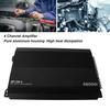 Car Stereo Aluminum Dissipation Power Amplifier for Car Speakers 4-Channel Amplifier, Alloy, High-Heat