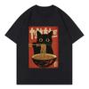 2026 New For High Quality Japanese Style Cat Eat Raunisex Short Sleeved Tshirt Unisex Unisex Tee Clothes Loose Casual Cartoon Top Y2k